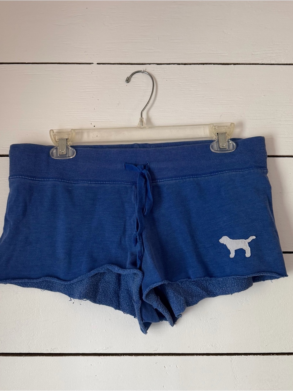 Vintage PINK Victoria’s Secret Micro Sweat Shorts Blue Lime Green Y2K Size S